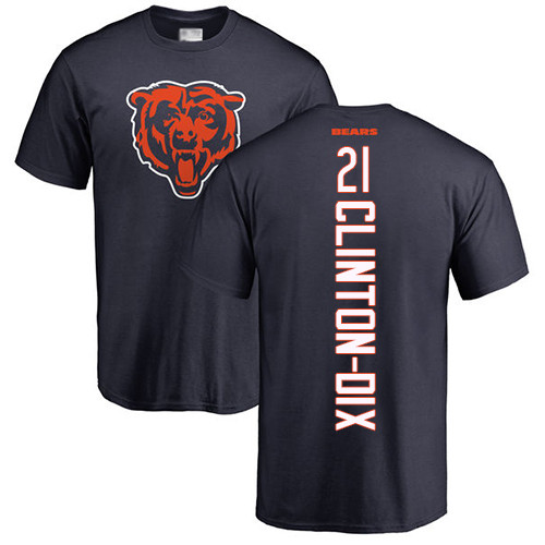 Chicago Bears Men Navy Blue Ha Ha Clinton-Dix Backer NFL Football #21 T Shirt->chicago bears->NFL Jersey
